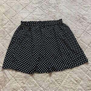 Vintage Casual Corner Polka Dot Skater Skirt‎ Women's Size S